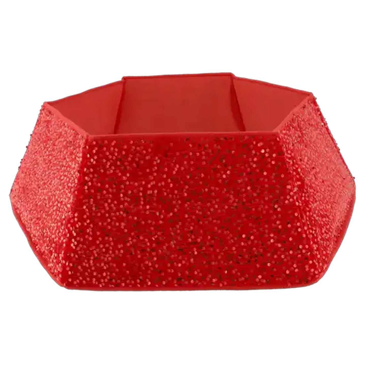 Image of Santa's Choice Red Sequins Tree Skirt 80 x 25cm