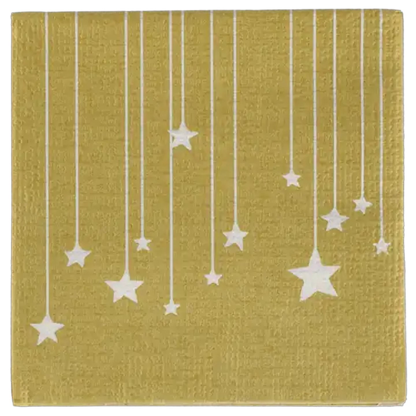 Image of Paperproducts Design (PPD) Gold Christmas Canvas Napkins 33 x 33cm