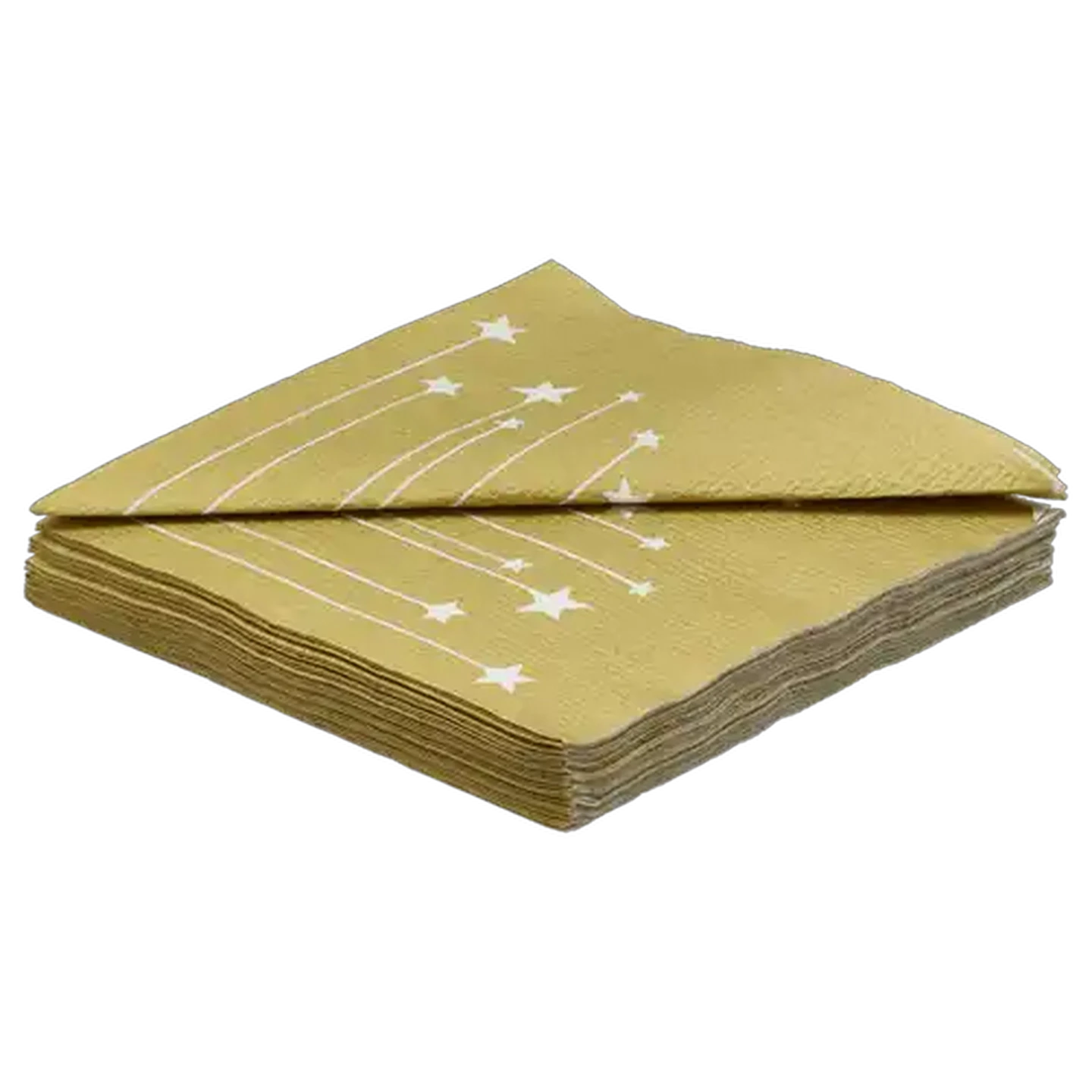 Image of Paperproducts Design (PPD) Gold Christmas Canvas Napkins 33 x 33cm