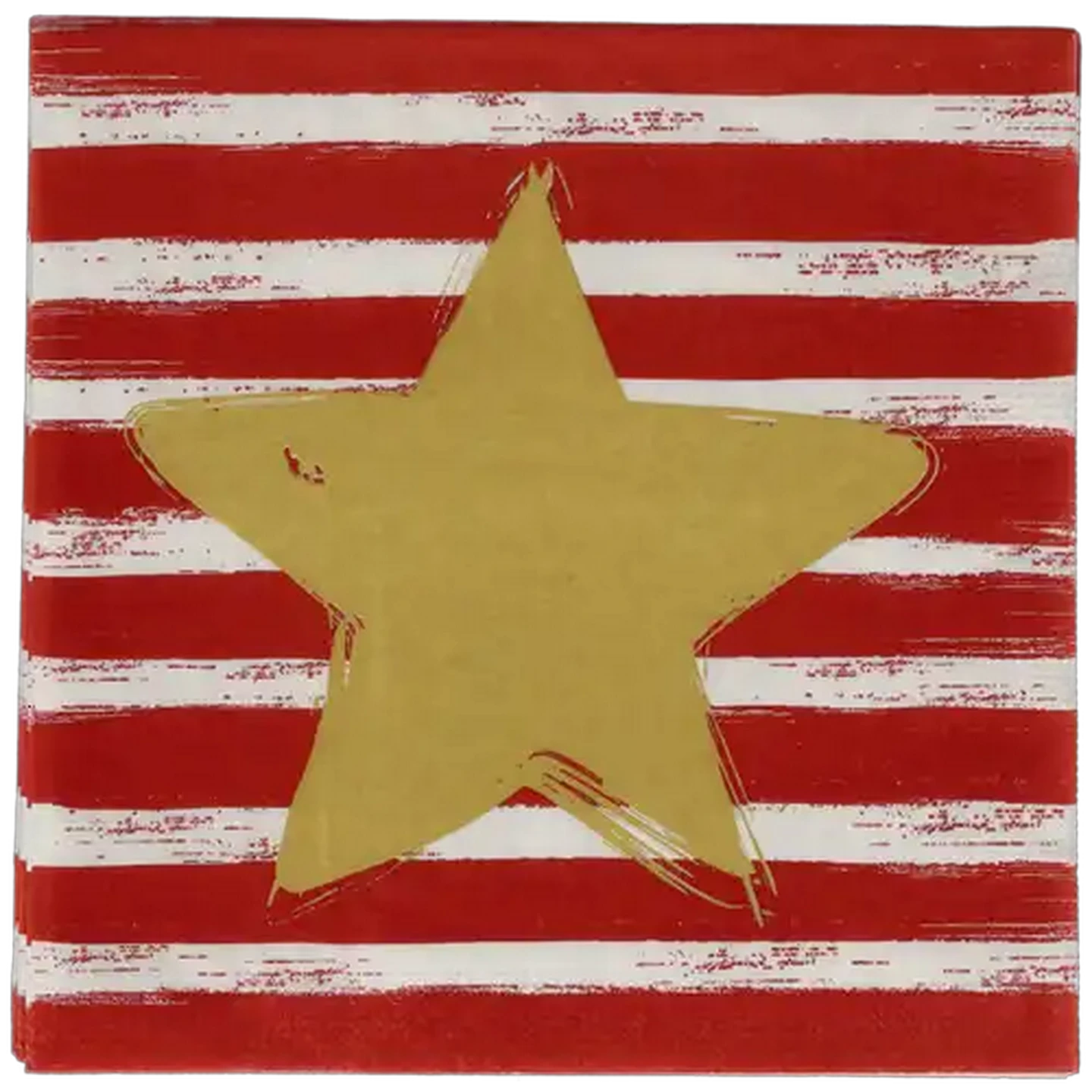 Image of Paperproducts Design (PPD) Star & Stripe Christmas Napkins 33 x 33cm