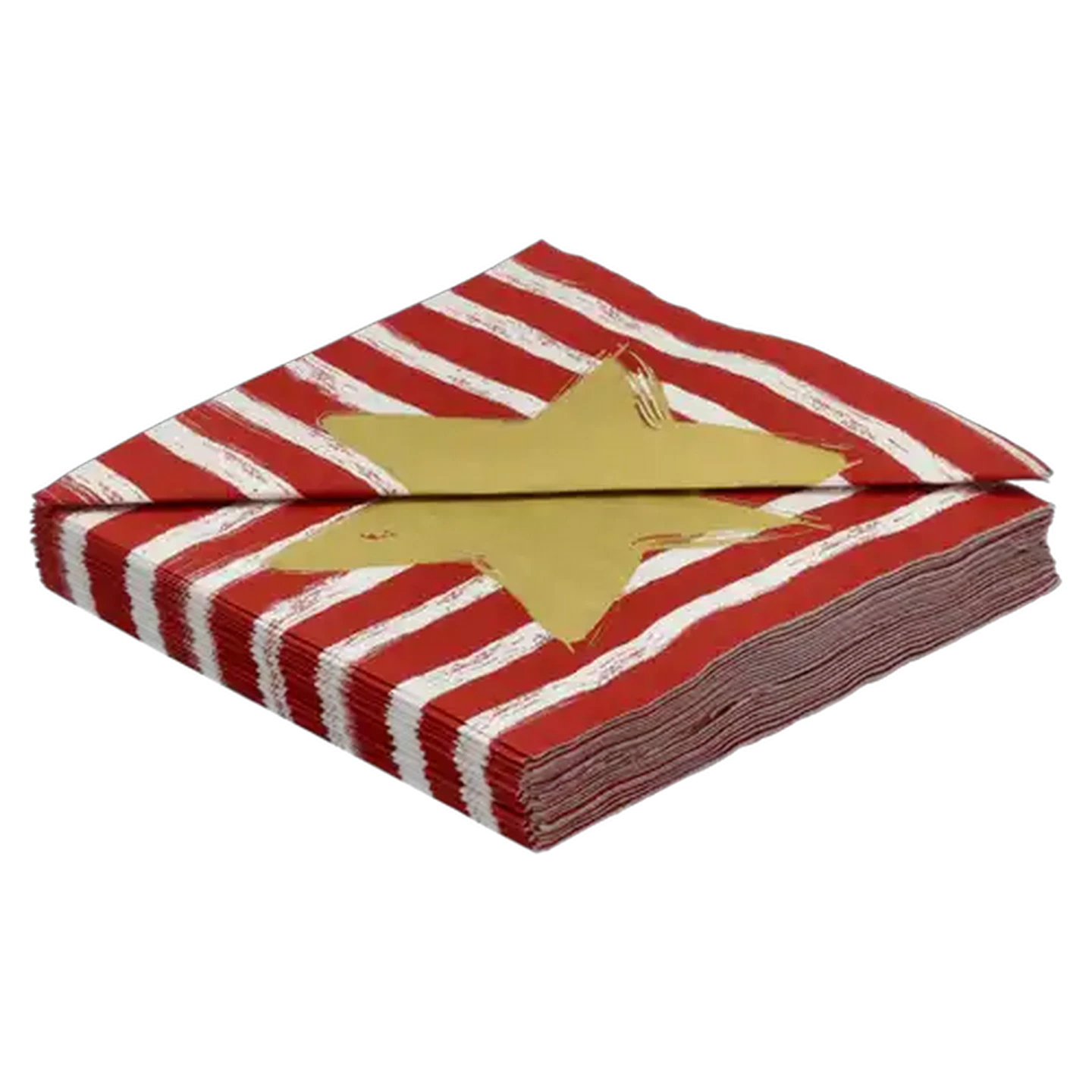 Image of Paperproducts Design (PPD) Star & Stripe Christmas Napkins 33 x 33cm
