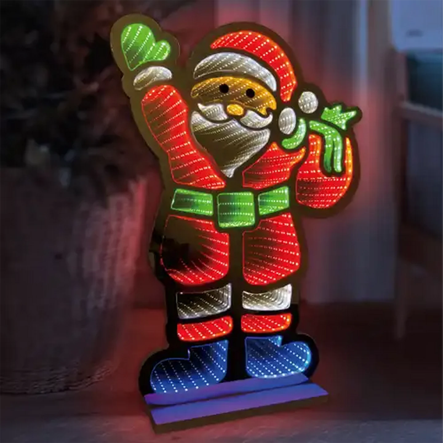 Image of Santa Infinity LED Lights 60cm
