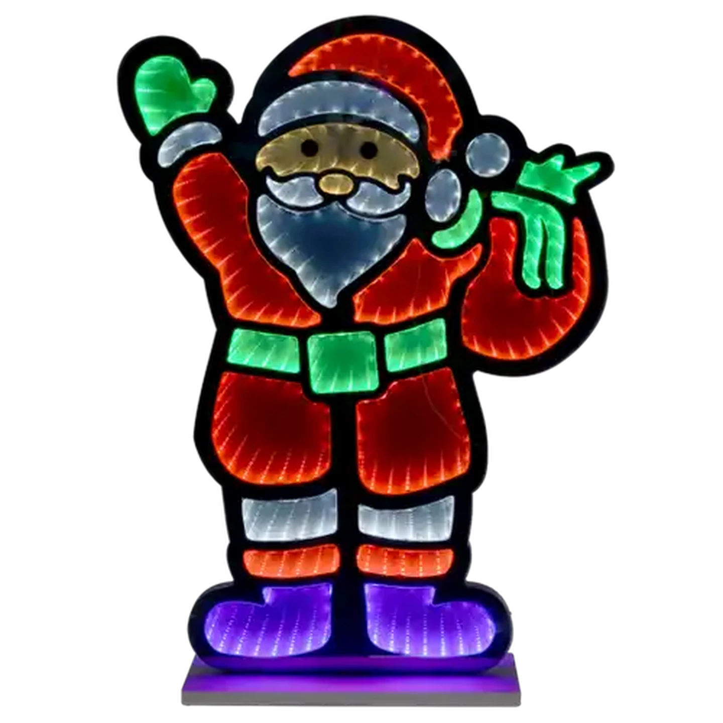 Image of Santa Infinity LED Lights 60cm