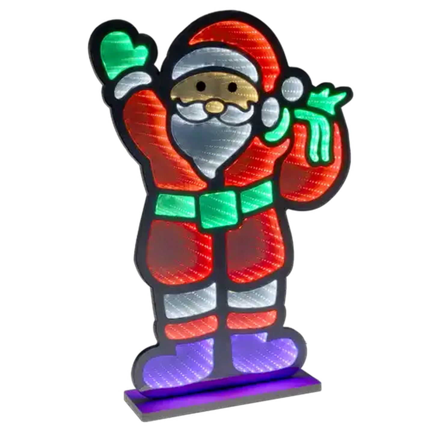 Image of Santa Infinity LED Lights 60cm