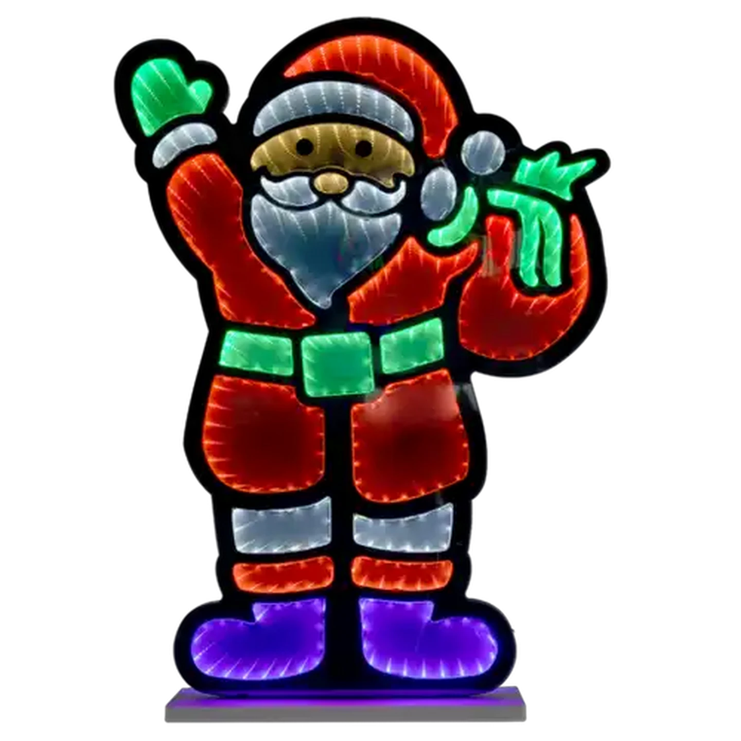 Image of Santa Infinity LED Lights 60cm