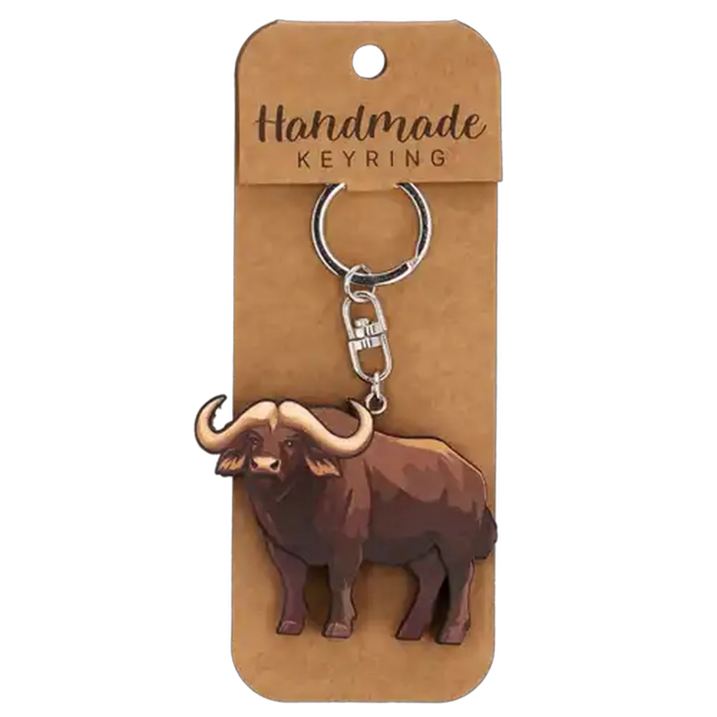 アクセサリー lion0706-32000 Checkers Sixty60 | Shapiro Wood Buffalo Handmade Keyring