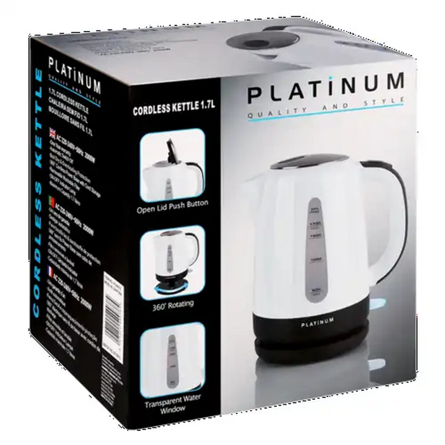 Image of Platinum Cordless Kettle 1.7L
