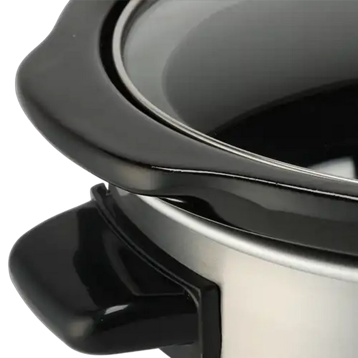 Image of Platinum Oval Slow Cooker with Glass Lid 3.5L