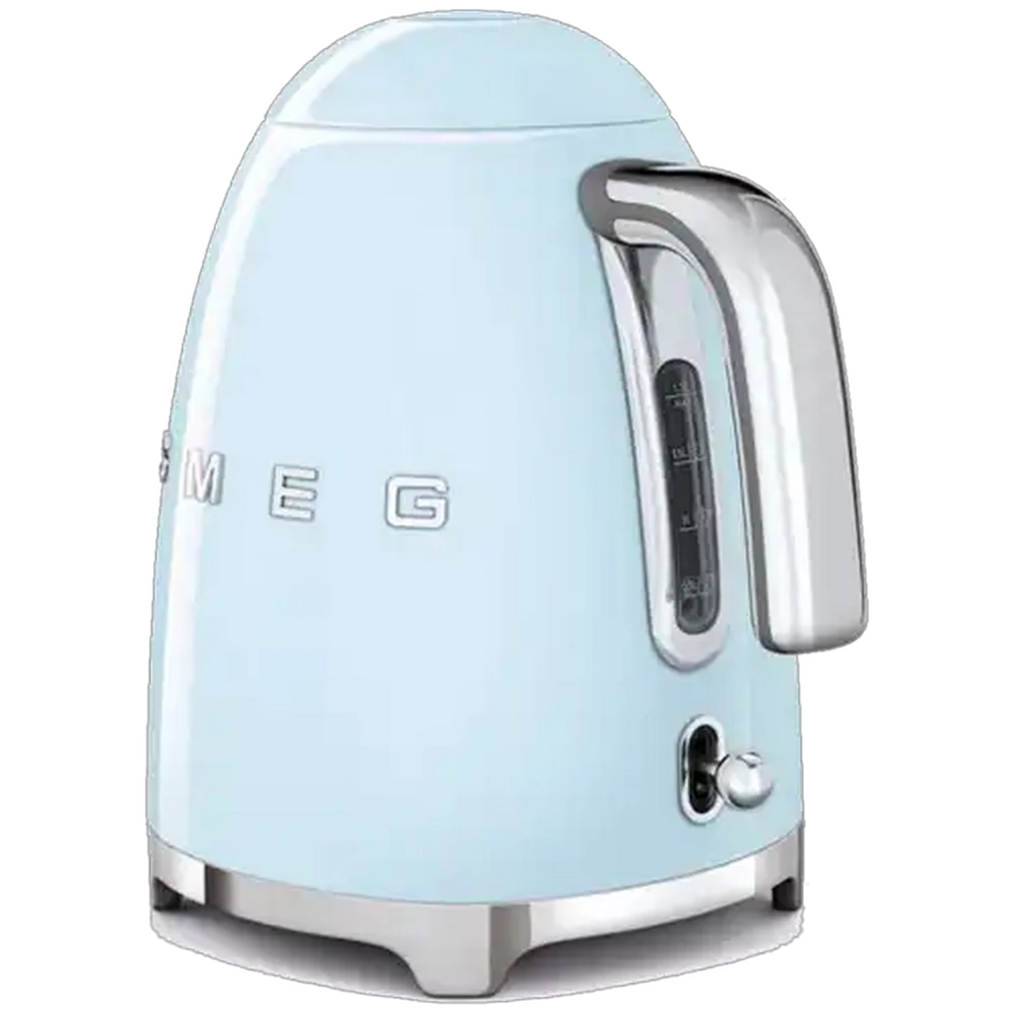 Image of Smeg Glossy Pastel Blue Retro Electric Kettle 1.7L