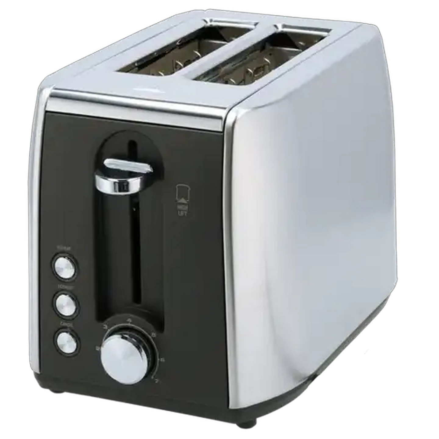 Image of Platinum Stainless Steel 2-Slice Toaster 900W