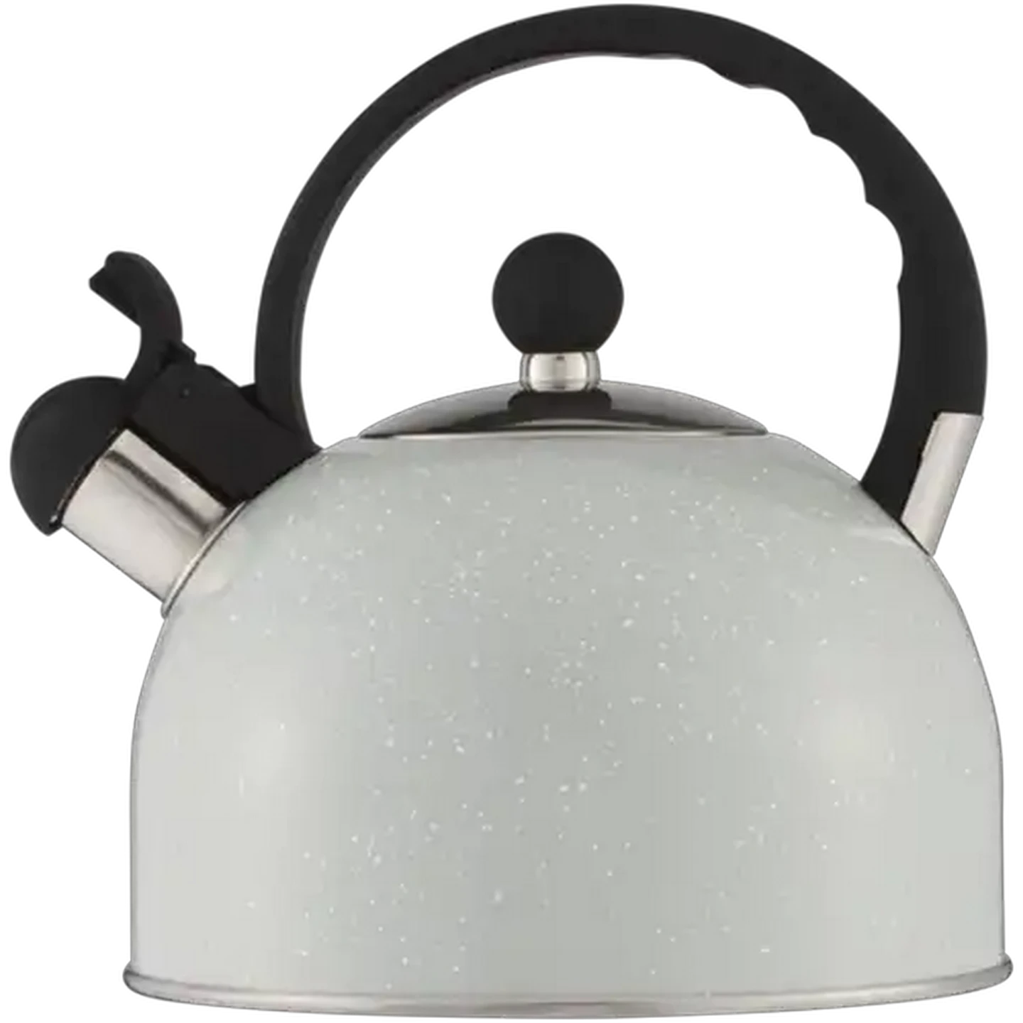 Image of Grey Stainless Steel Whistling Kettle 2.5L
