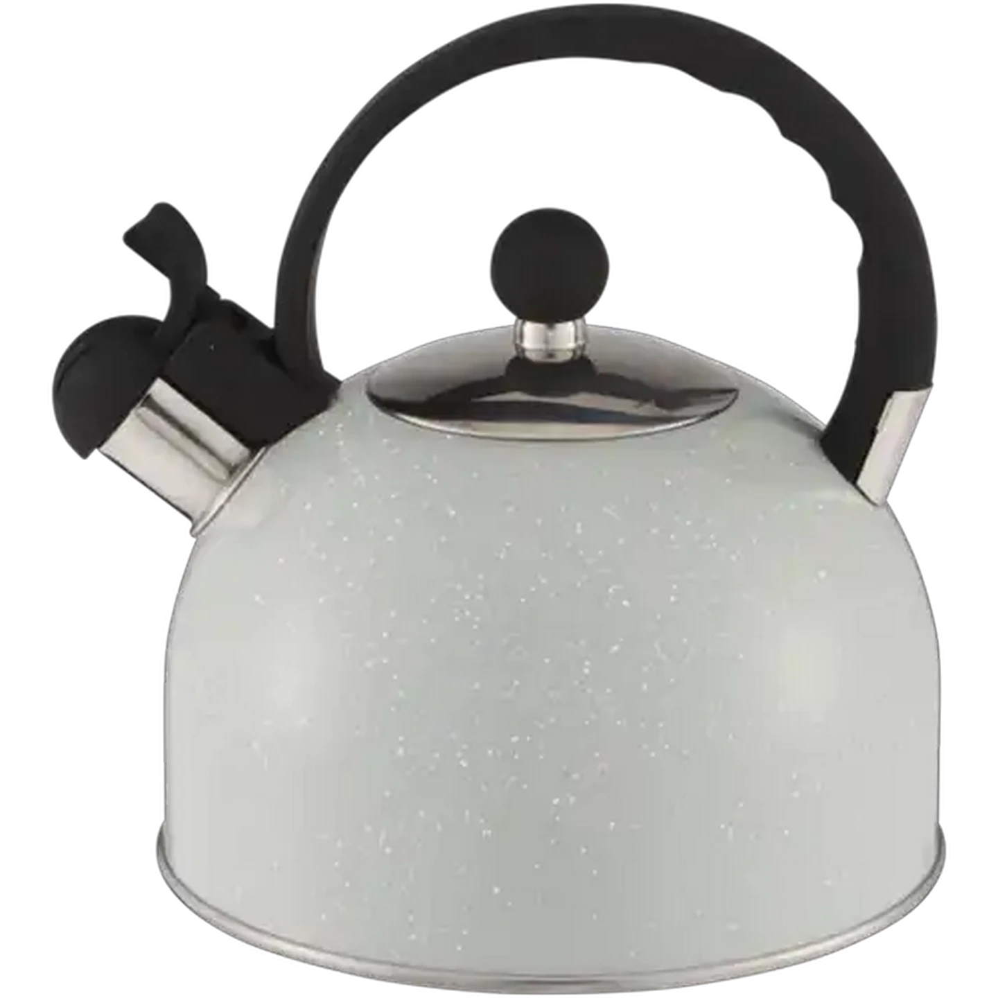 Image of Grey Stainless Steel Whistling Kettle 2.5L