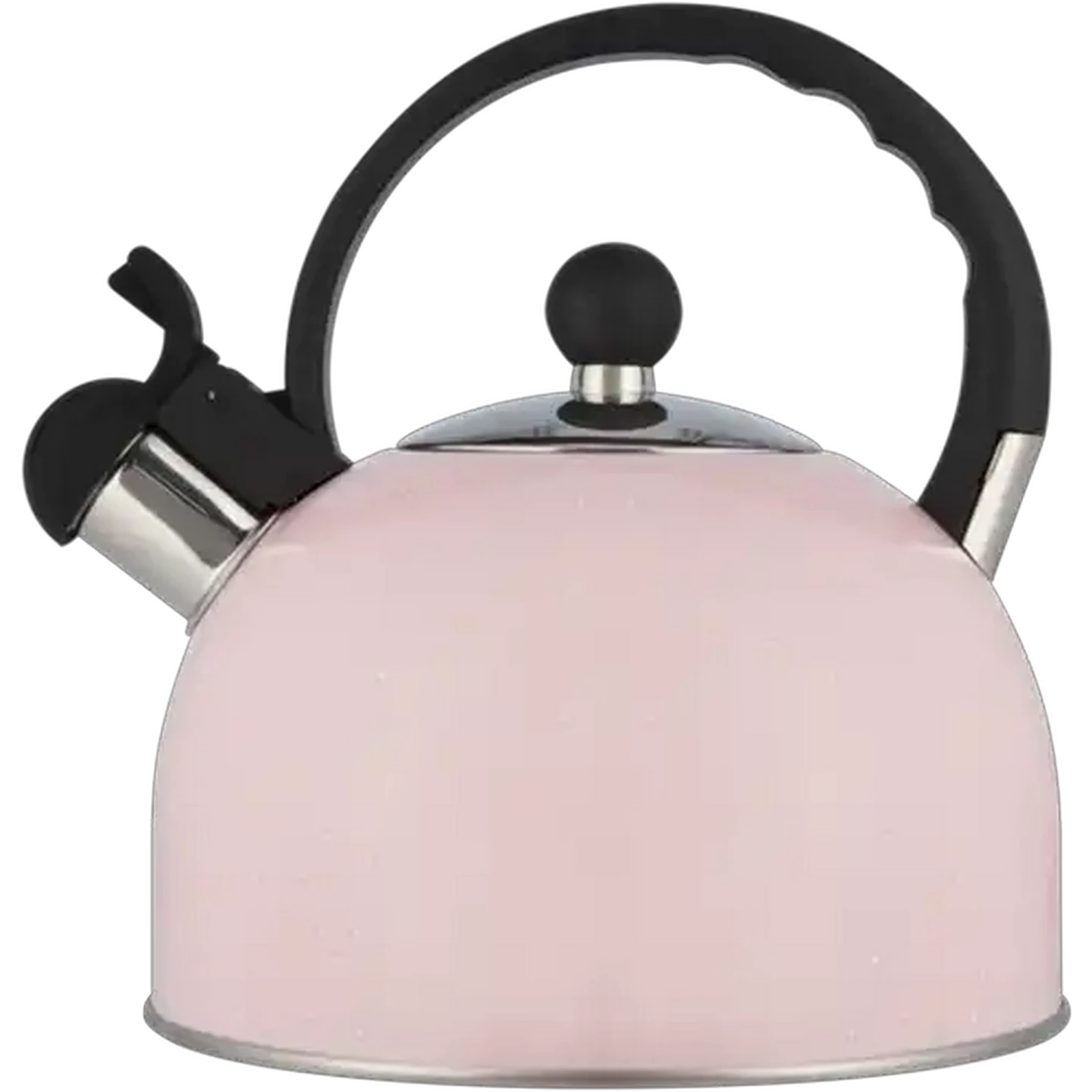 Image of Pink Stainless Steel Whistling Kettle 2.5L