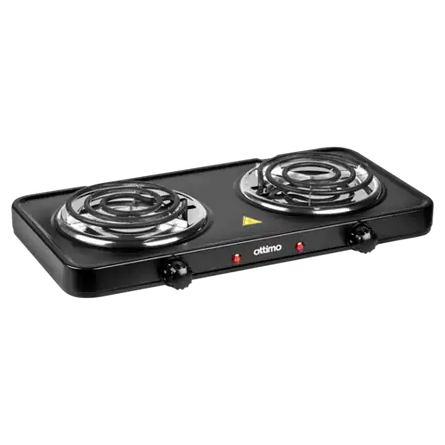 Image of Ottimo Twin Spiral Hot Plate Black 2400W