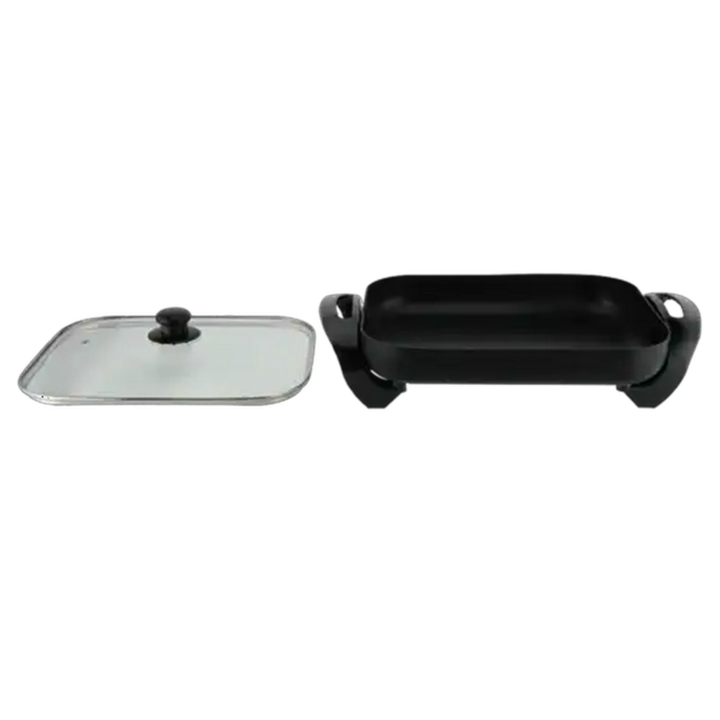 Image of Ottimo Black Rectangular Electric Frying Pan 5L