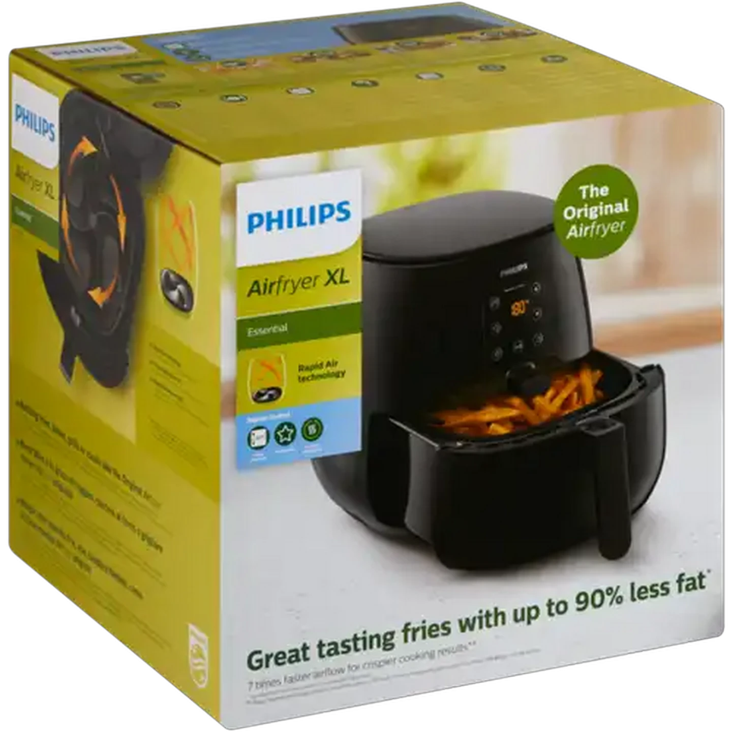 Image of Philips Essential XL Rapid Air Technology Airfryer 6.2L