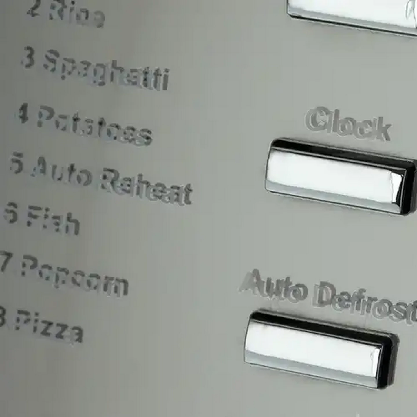 Image of Platinum Silver Mirror Digital Microwave 20L