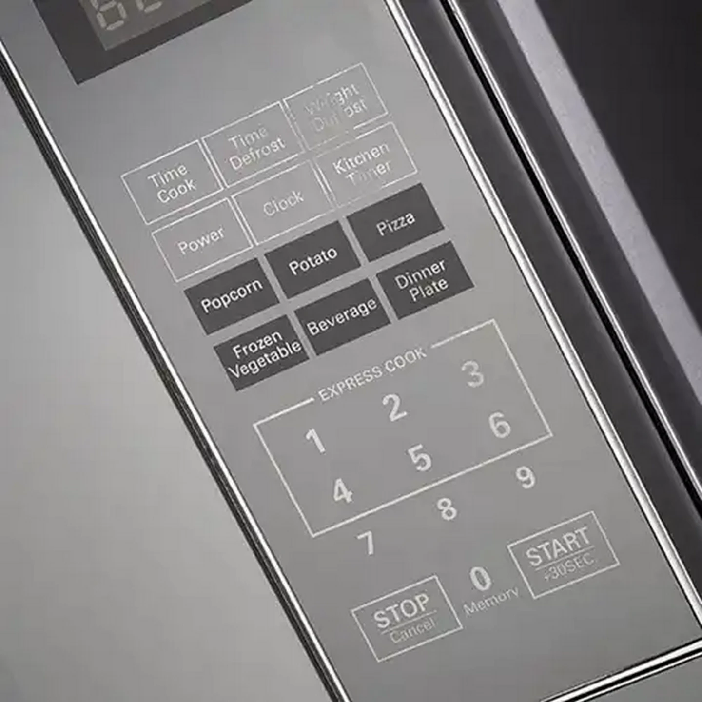 Image of Russell Hobbs Electronic Mirror Digital Microwave Silver 20L