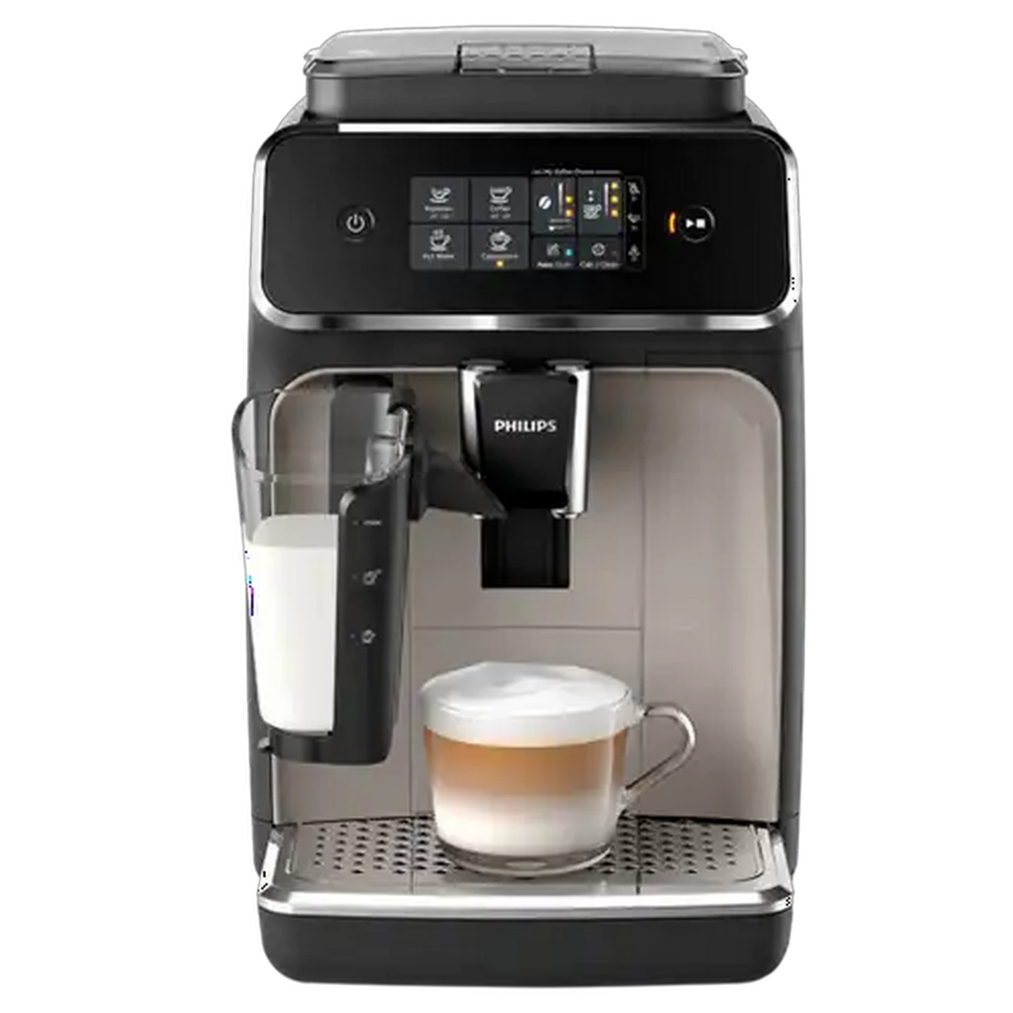 Image of Philips 2200 Series Fully Automatic Black Espresso Machine EP235/40