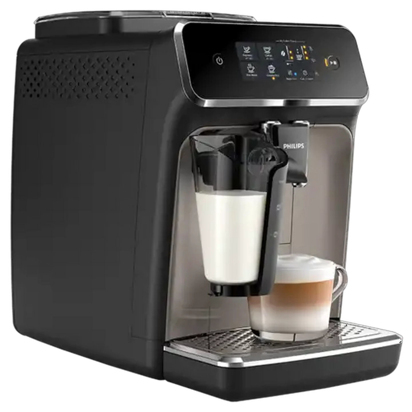 Image of Philips 2200 Series Fully Automatic Black Espresso Machine EP235/40