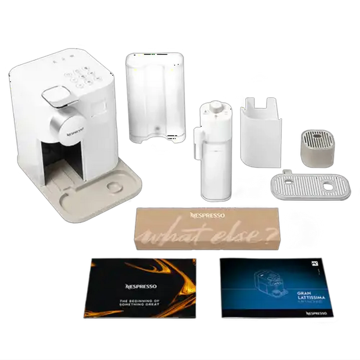 Image of Nespresso Gran Lattissima White Coffee Machine 1400W