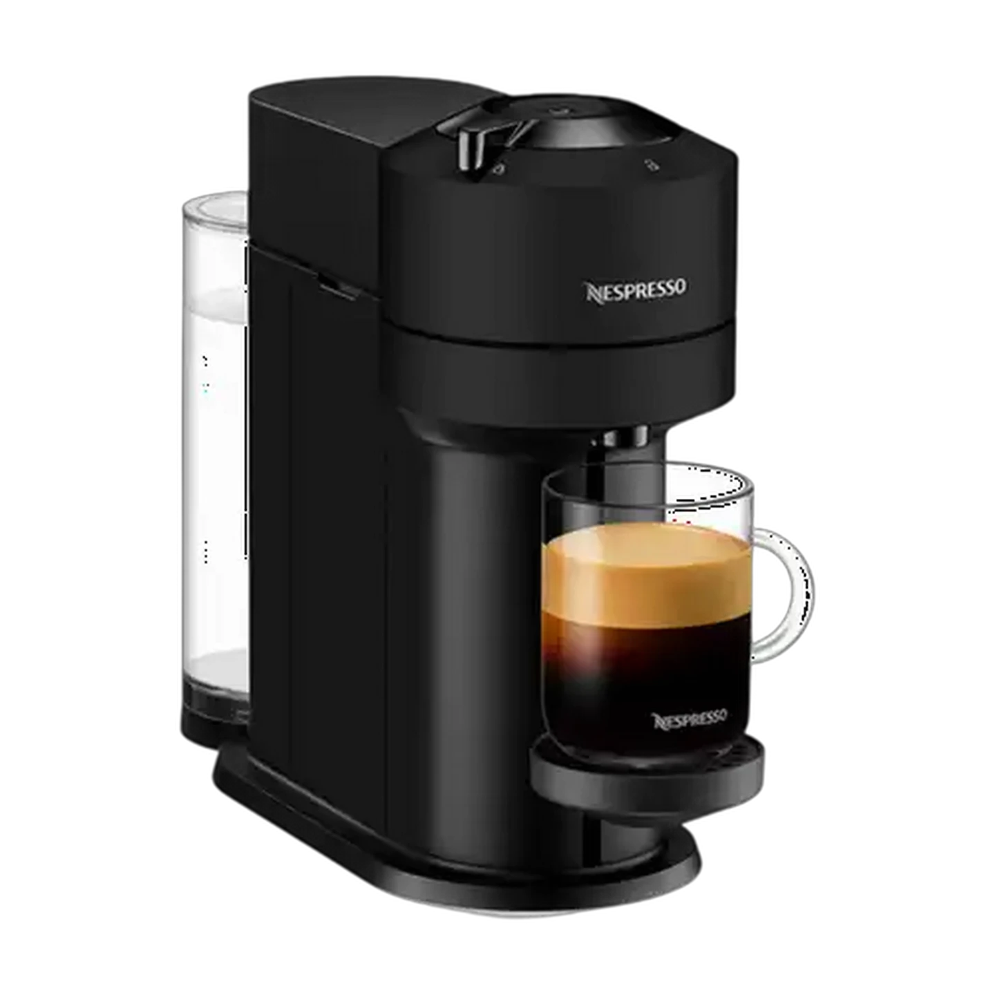 Image of Nespresso Vertuo Next Matt Black Coffee Machine 1500W