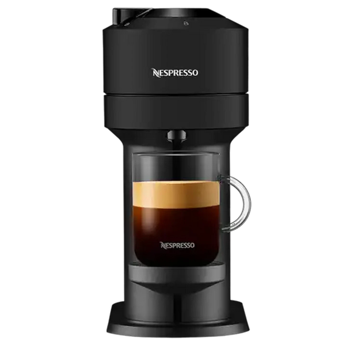 Image of Nespresso Vertuo Next Matt Black Coffee Machine 1500W