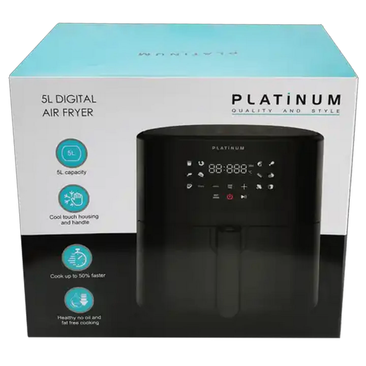 Image of Platinum Digital Air Fryer 5L
