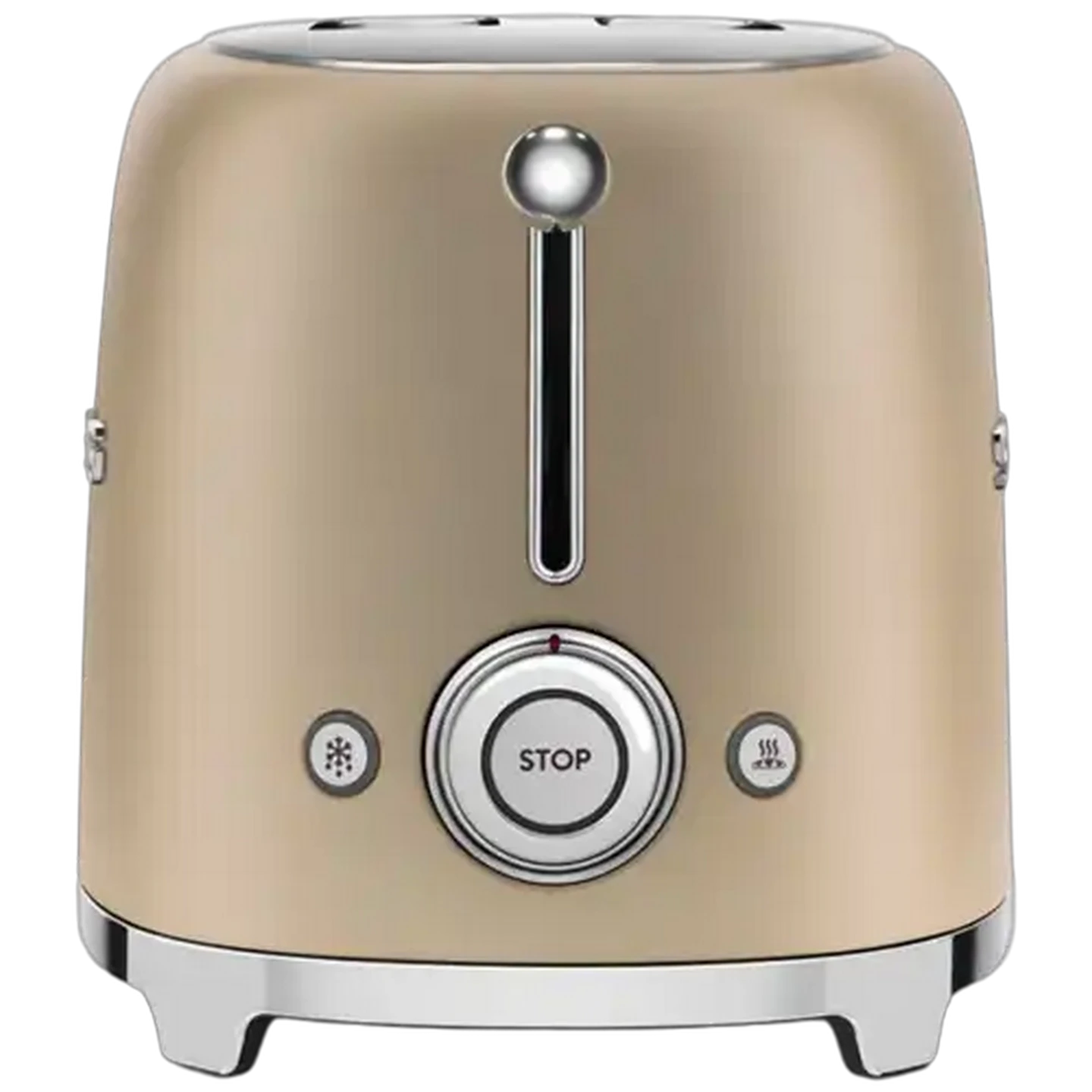 Image of Smeg Special Edition Matt Champagne Retro 2-Slice Toaster 950W