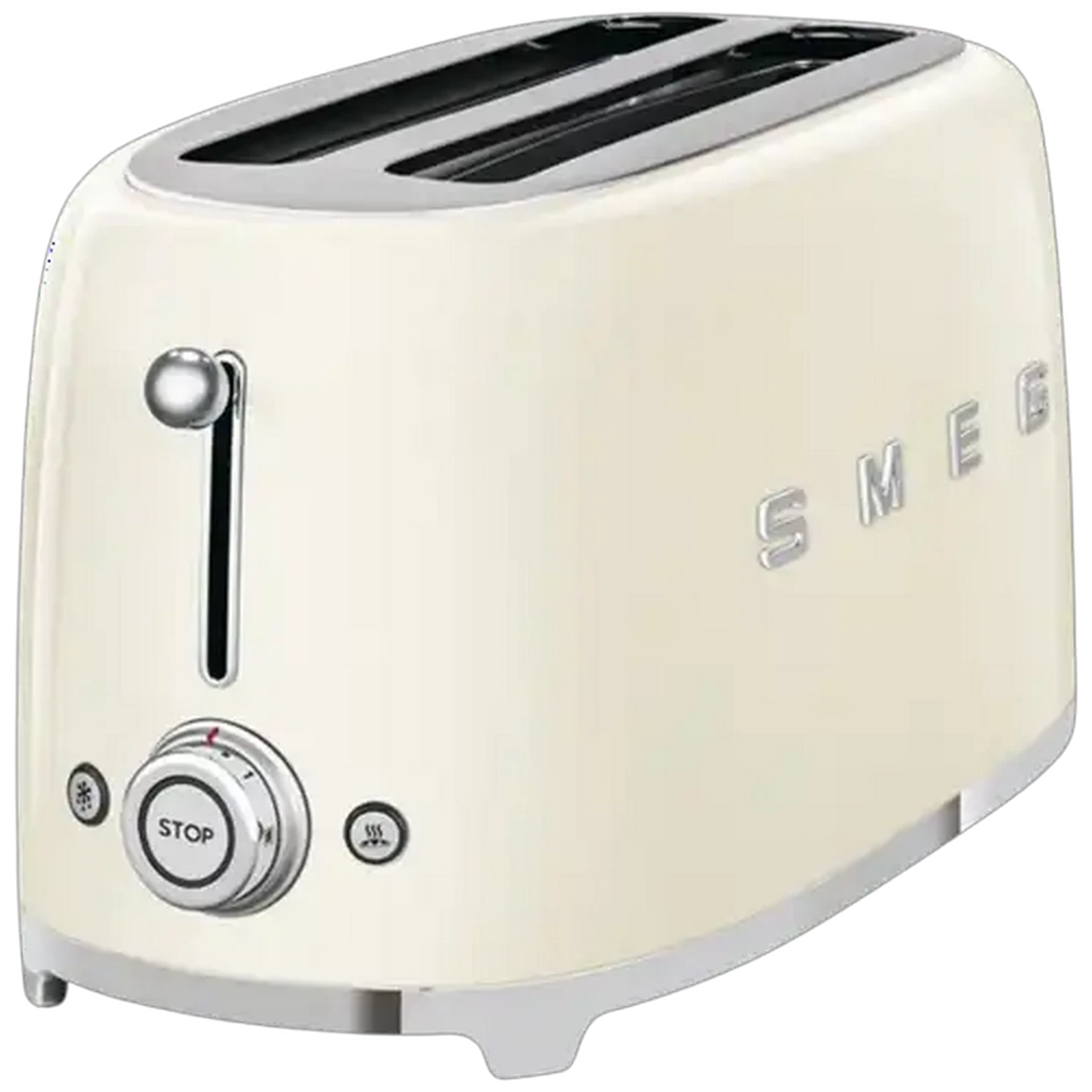 Image of Smeg Vintage Cream Retro 4-Slice Toaster 1500W