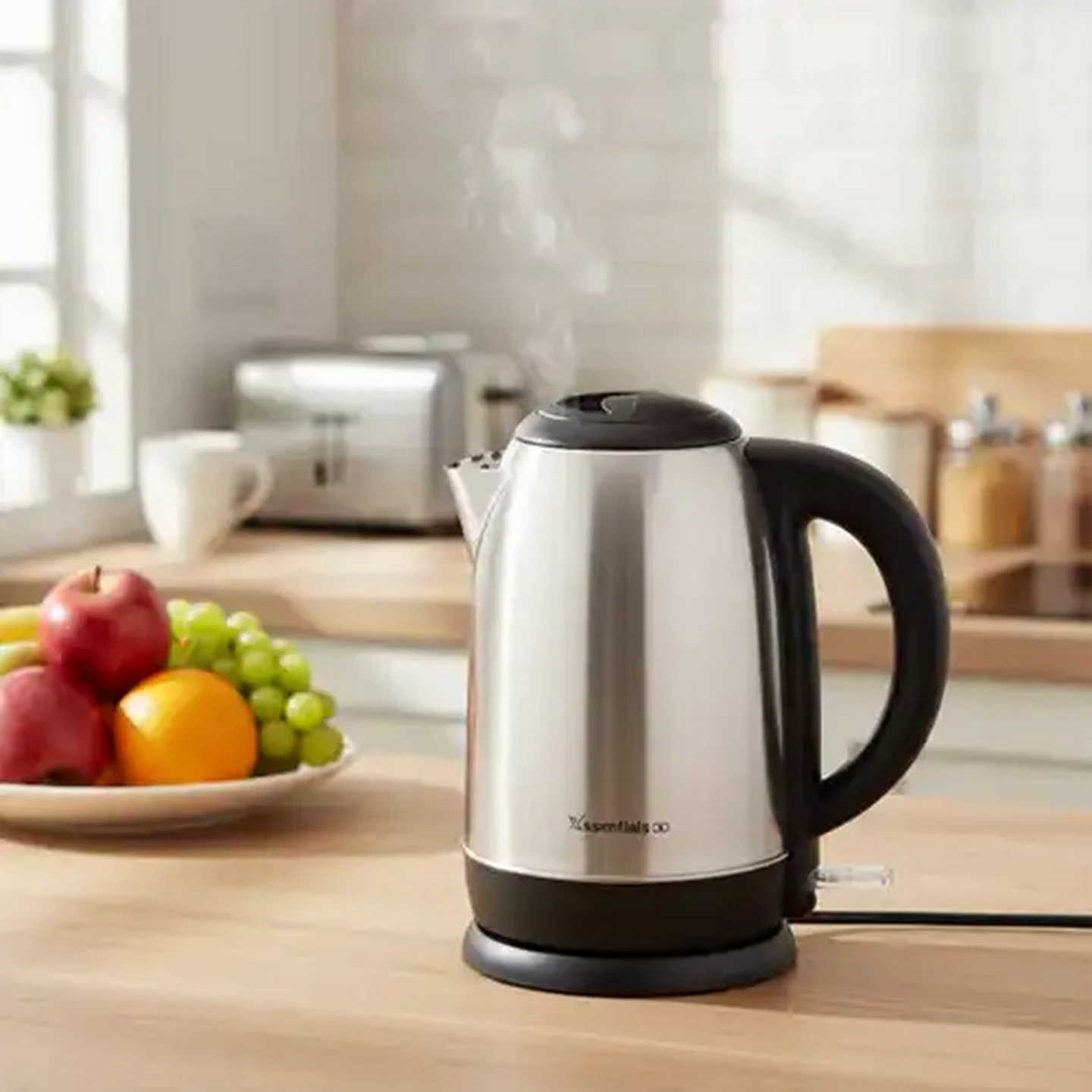 Image of Xssentials Stainless Steel Cordless Kettle 1.7L