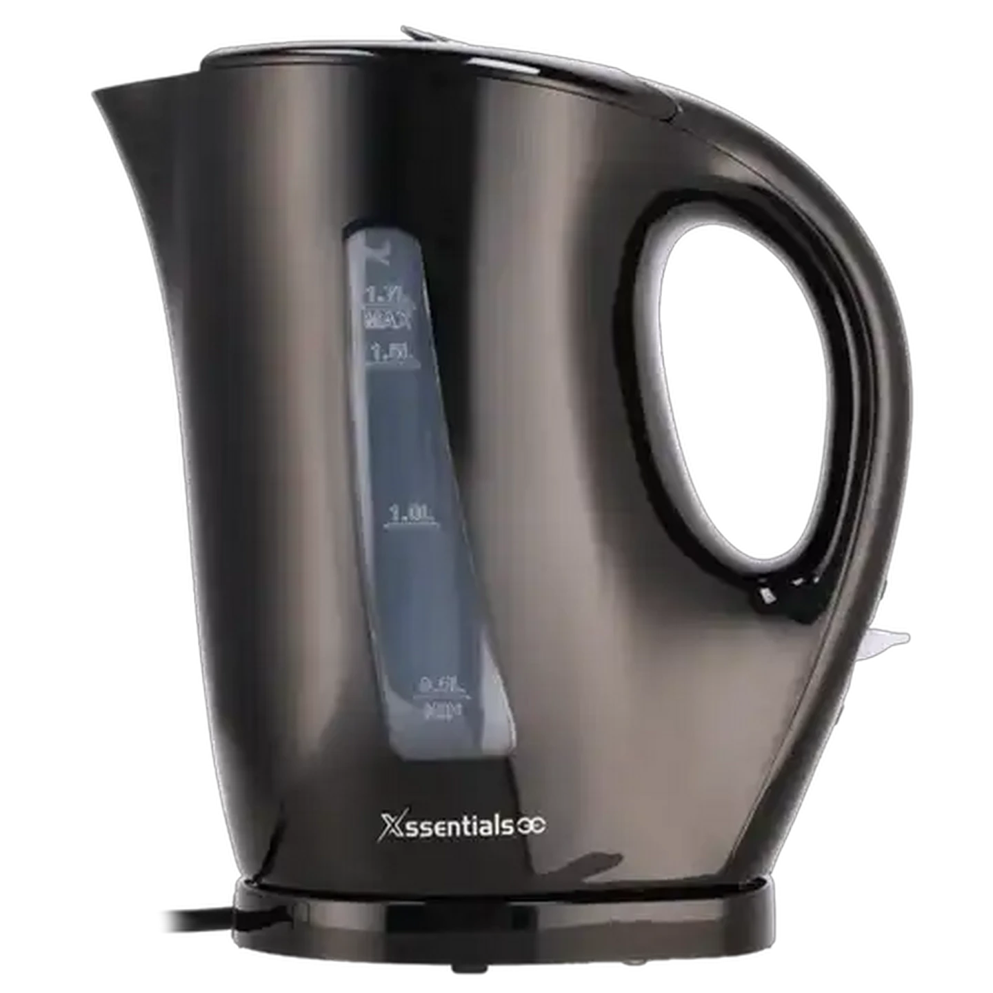 Image of Xssentials Black KE02103-GS Cordless Kettle 1.7L