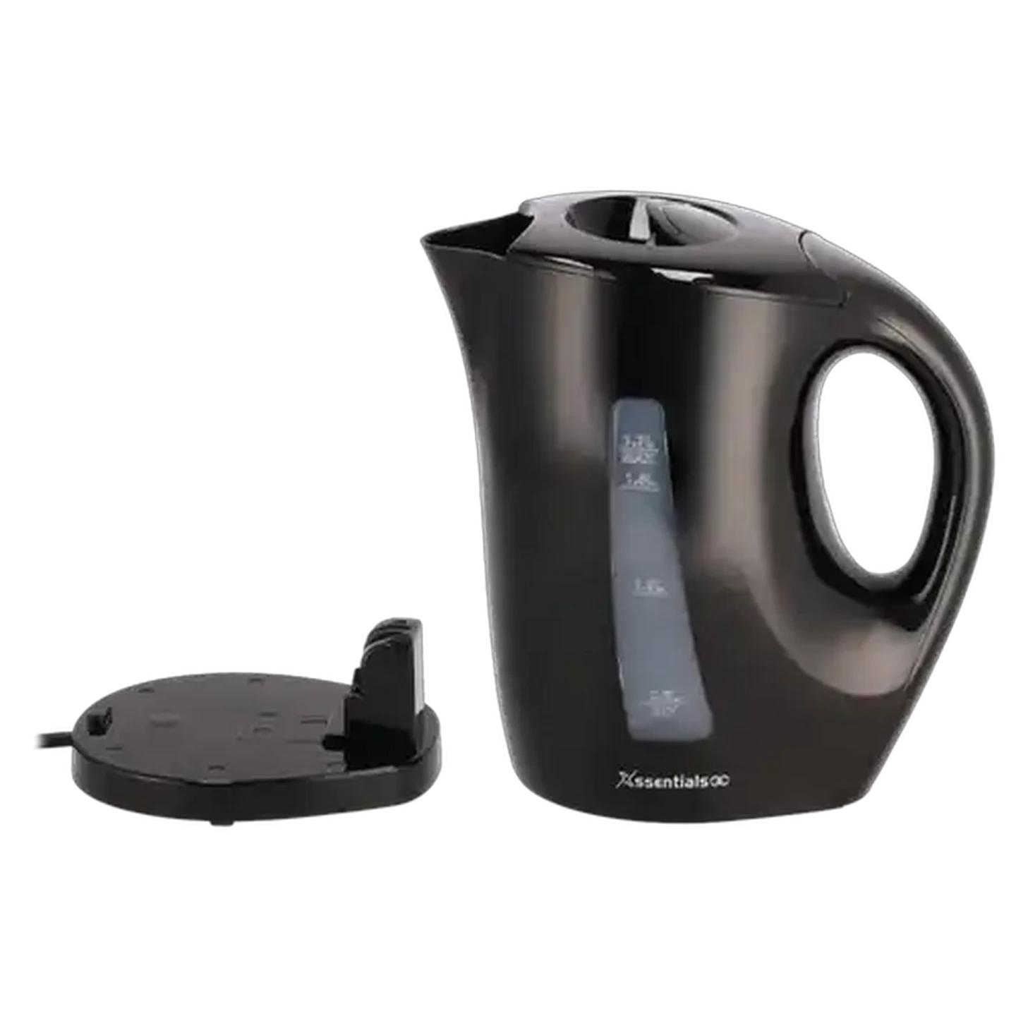 Image of Xssentials Black KE02103-GS Cordless Kettle 1.7L