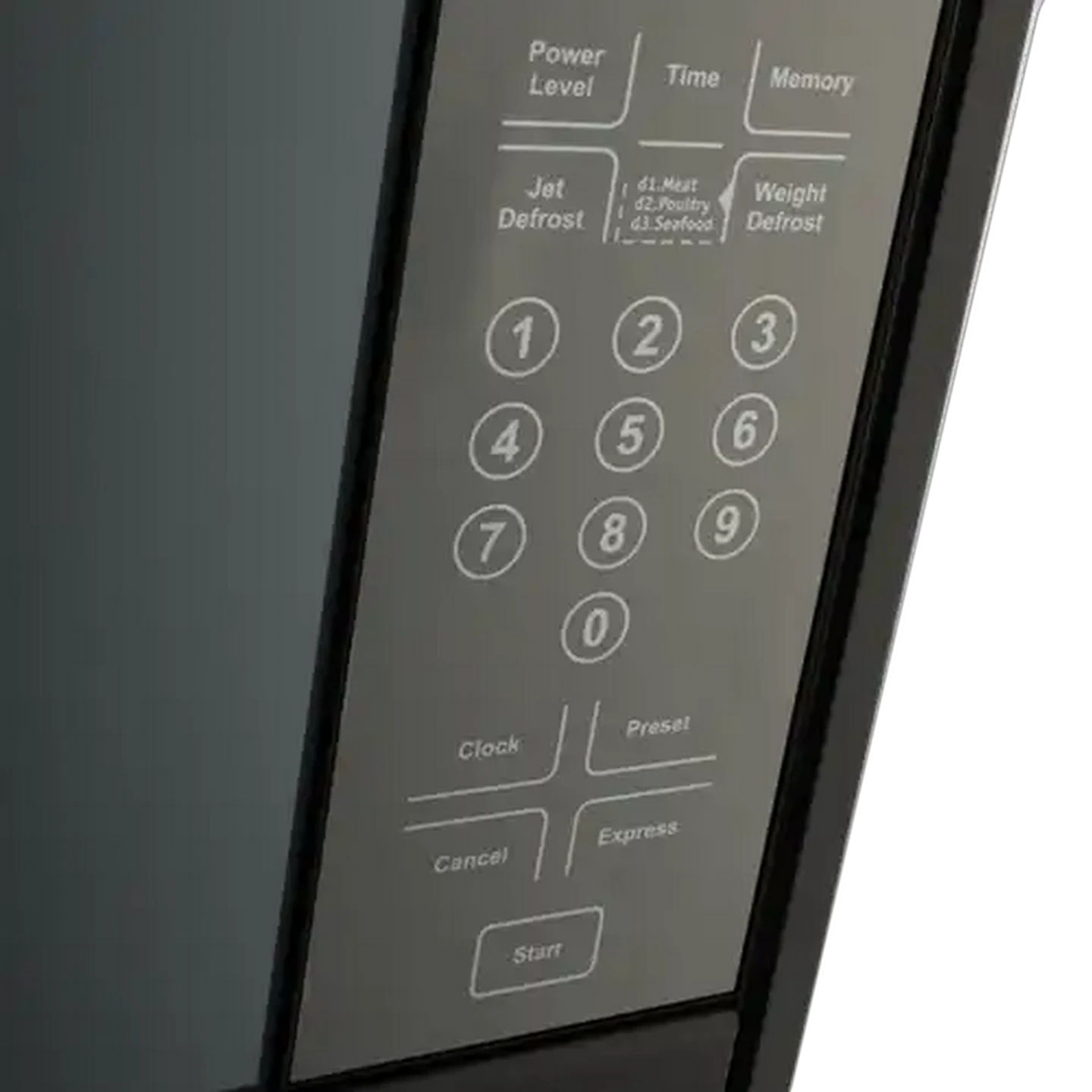 Image of Morphy Richards Black Mirror Digital Microwave 30L
