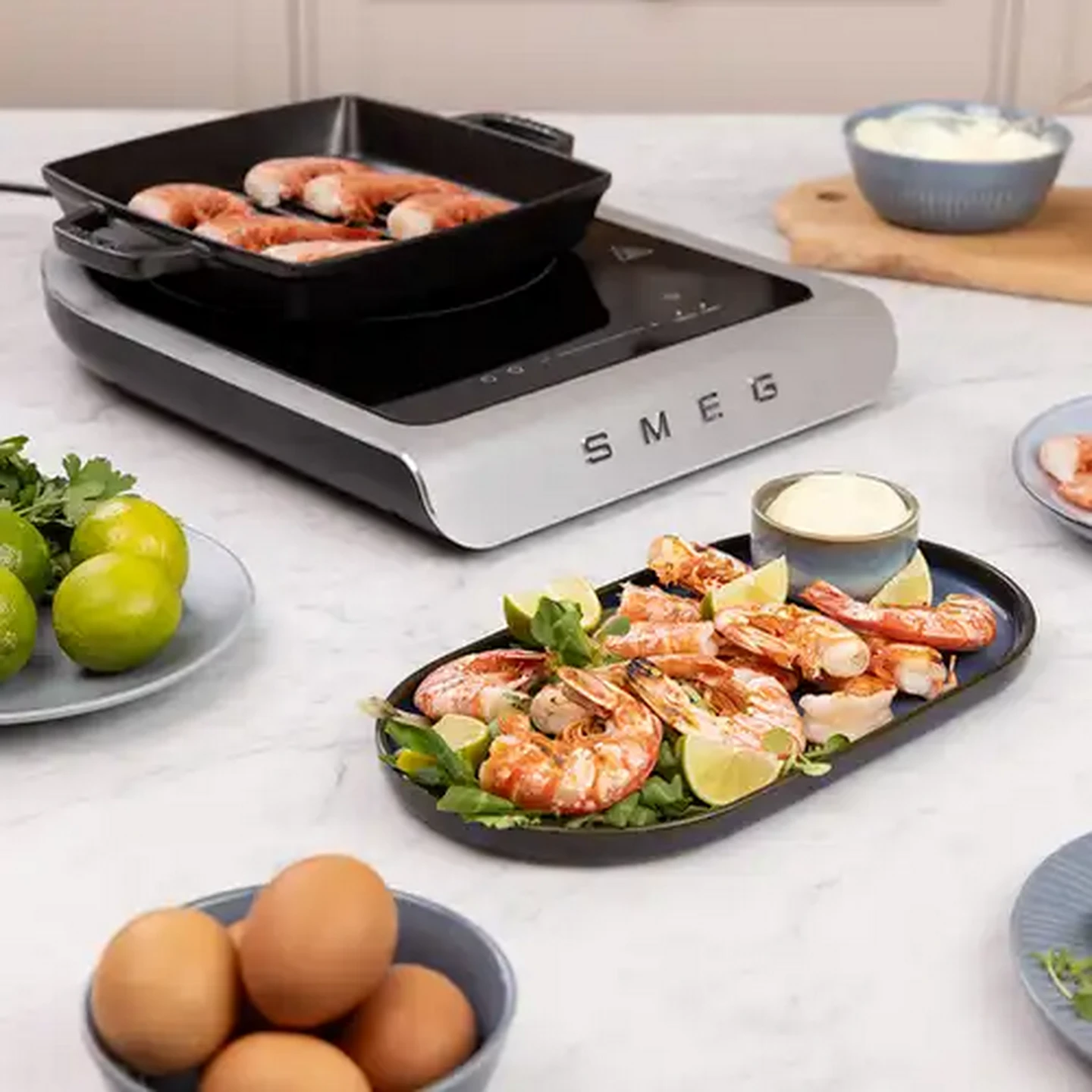 Image of Smeg Black Portable Induction Plate