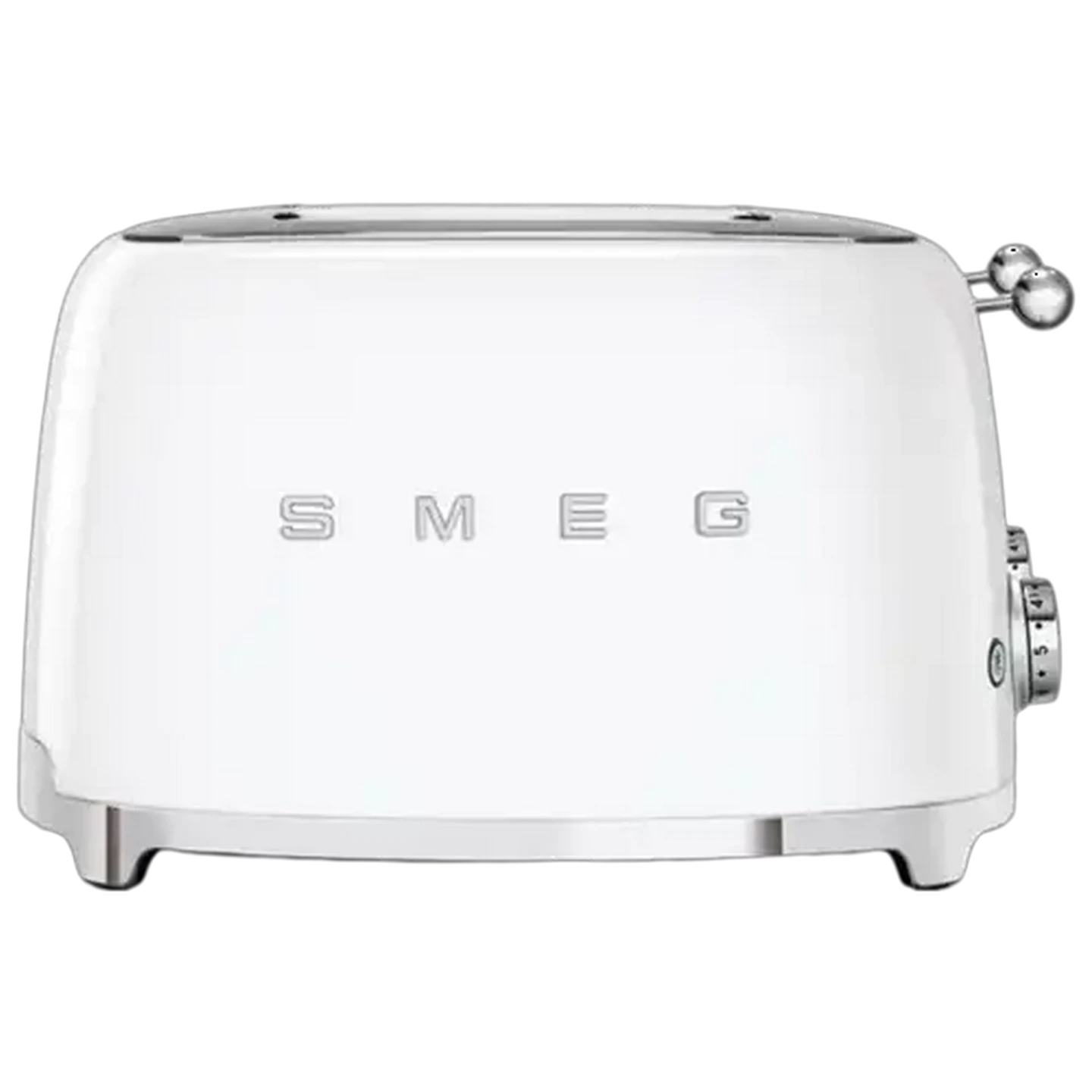 Image of Smeg White 4-Slice Square Toaster 2000W