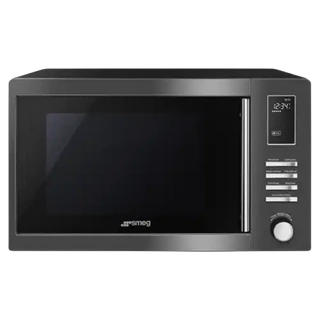 Smeg Black Microwave Oven with Grill 25L