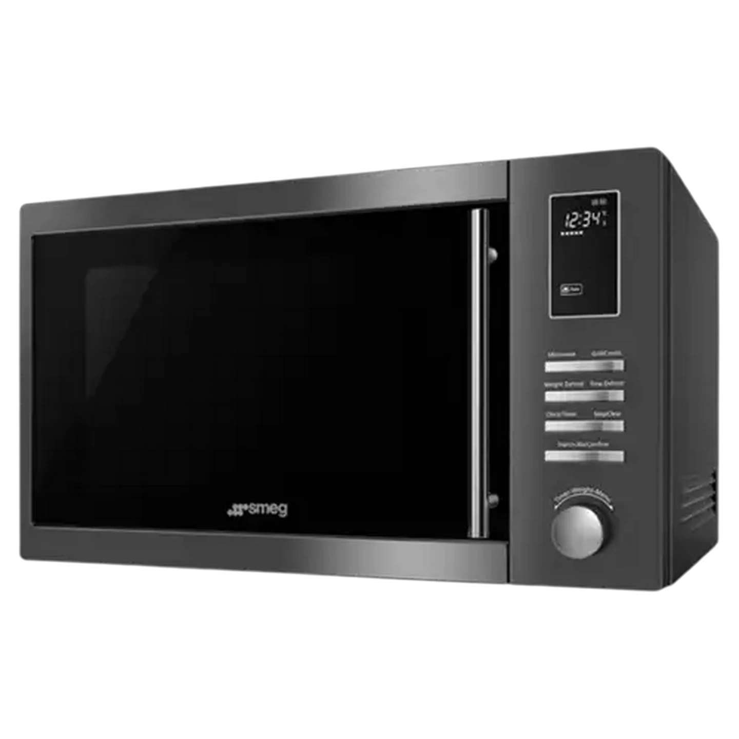 Image of Smeg Black Microwave Oven with Grill 25L
