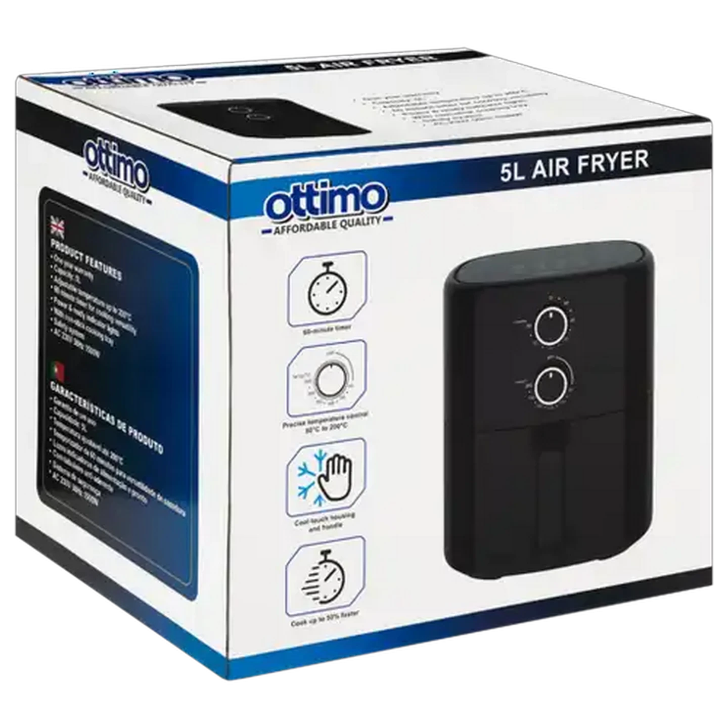 Image of Ottimo Manual Airfryer 5L