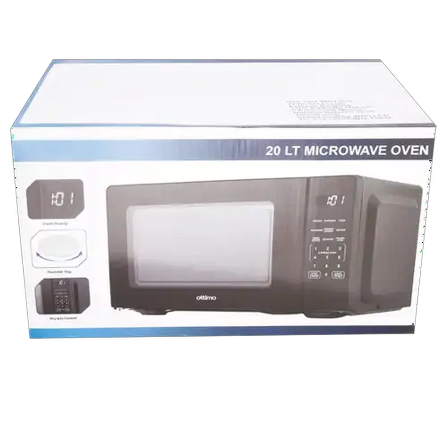 Image of Ottimo Black Digital Microwave 20L 700W