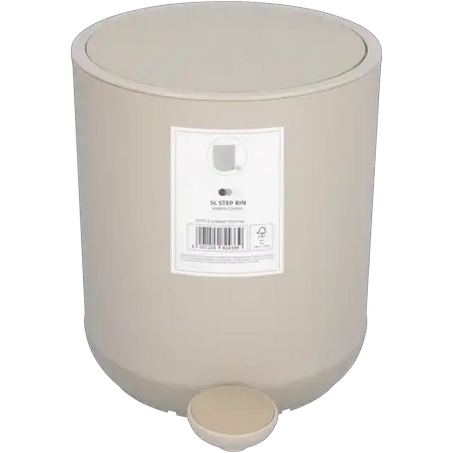 Image of Rubber Coating Step Bin 5L (Colour May Vary)