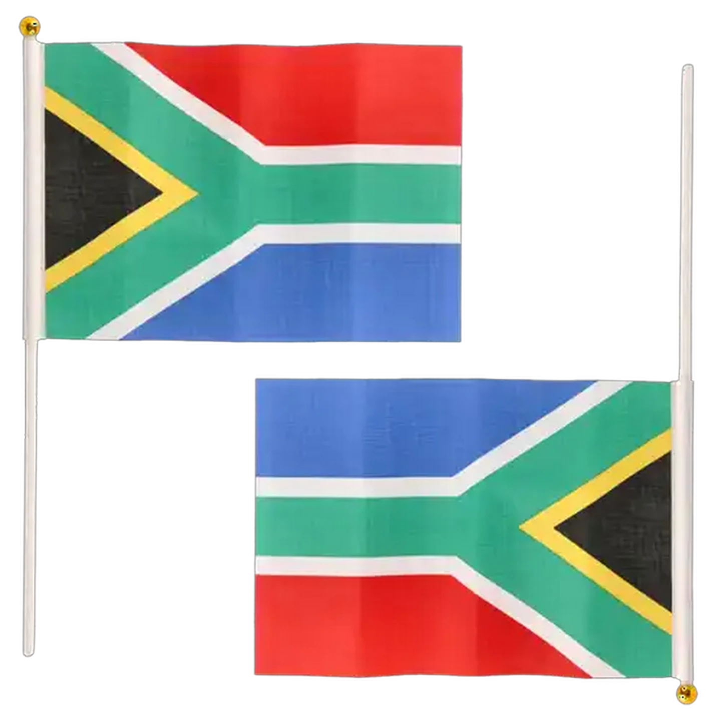 Image of South African Supporter Gear Hand Flags 2-Pack