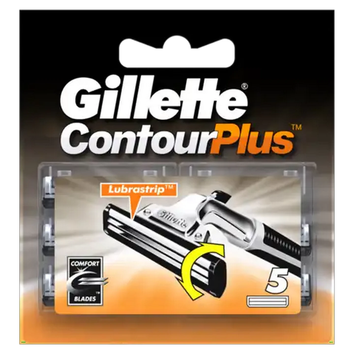 Image of Gillette Contour Plus Razor Blades Cartridges 5 Pack