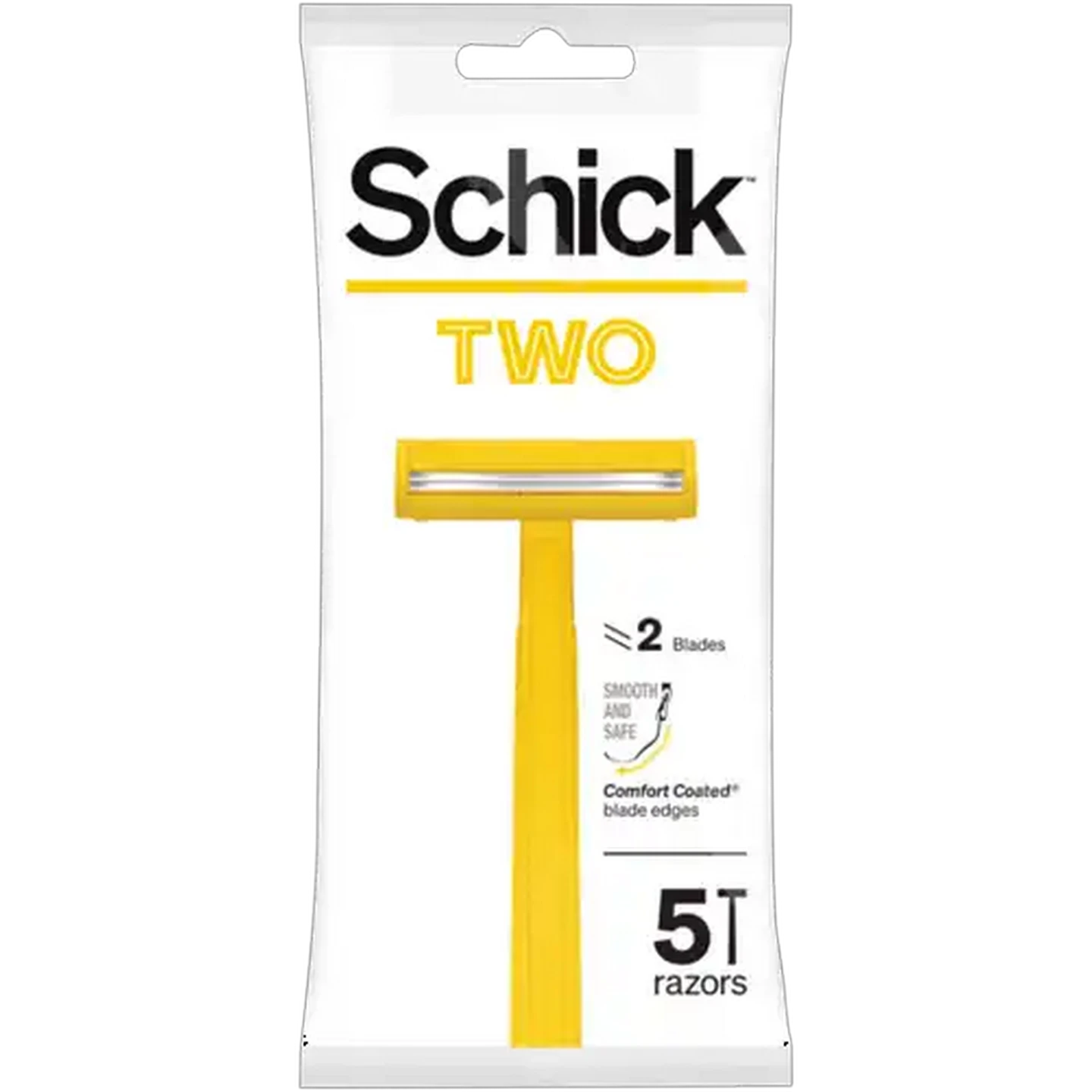 Image of Schick Two Disposable Razors 5 Pack