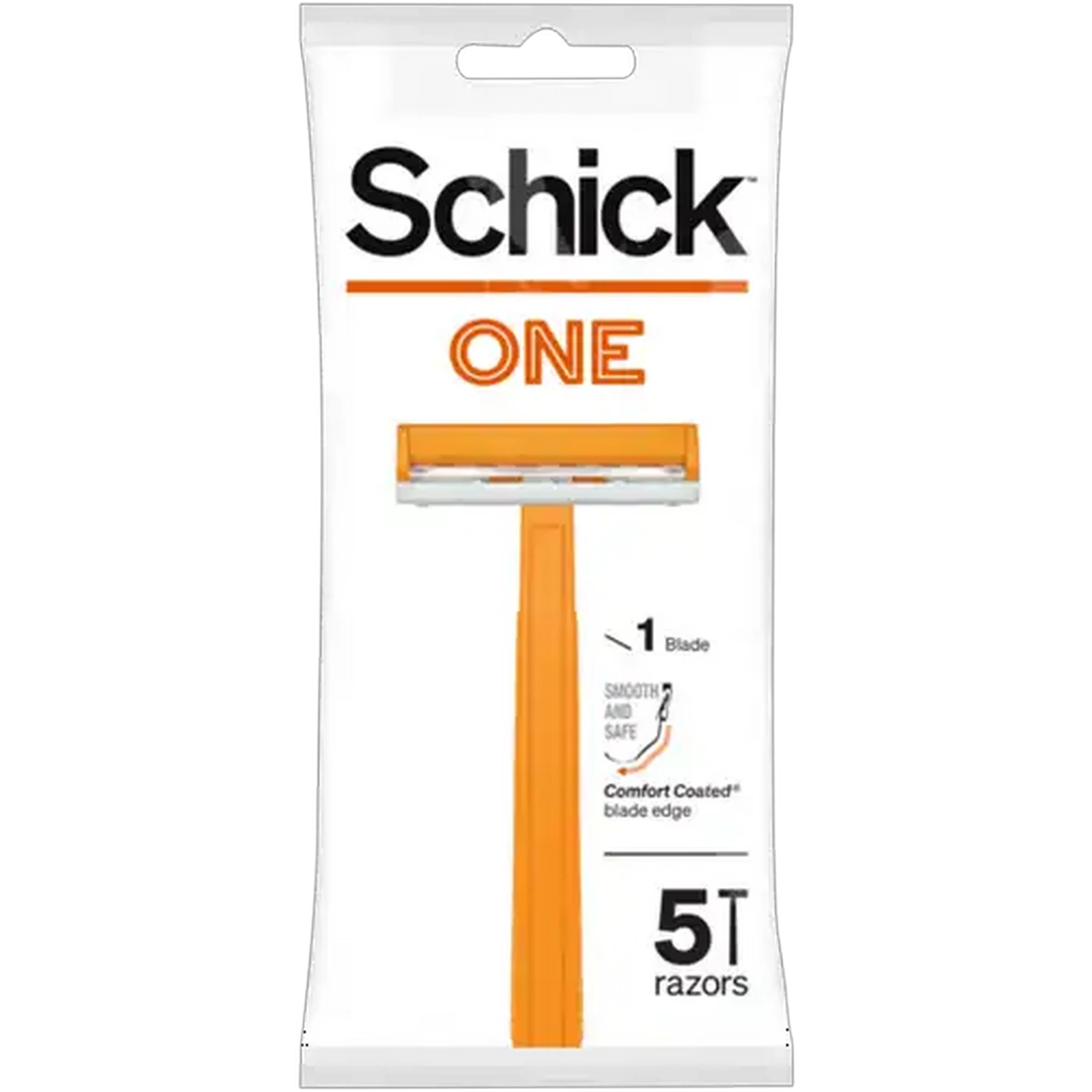 Image of Schick One Disposable Razors 5 Pack