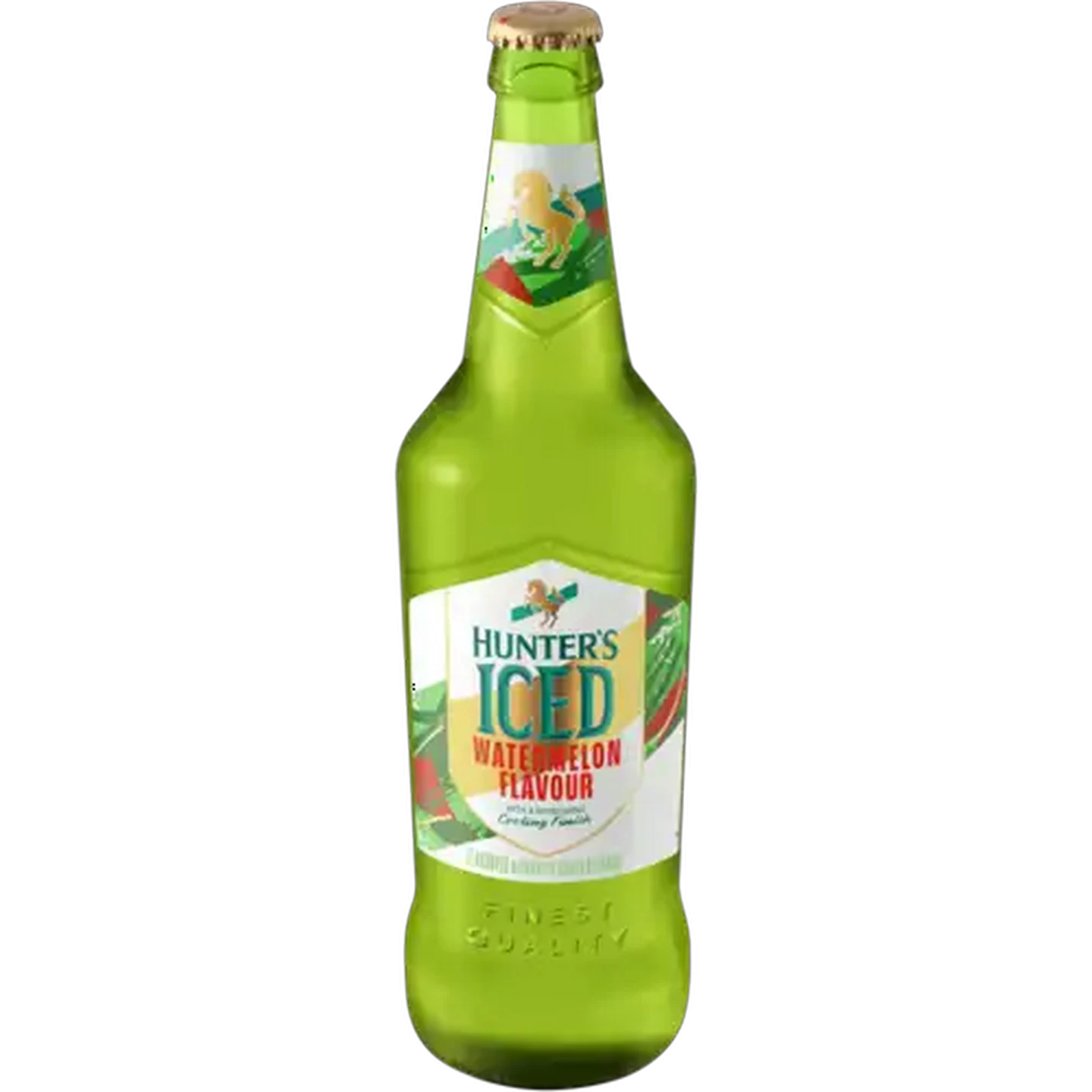 Image of Hunter's Iced Watermelon Flavoured Alcoholic Grain Beverage Bottle 660ml