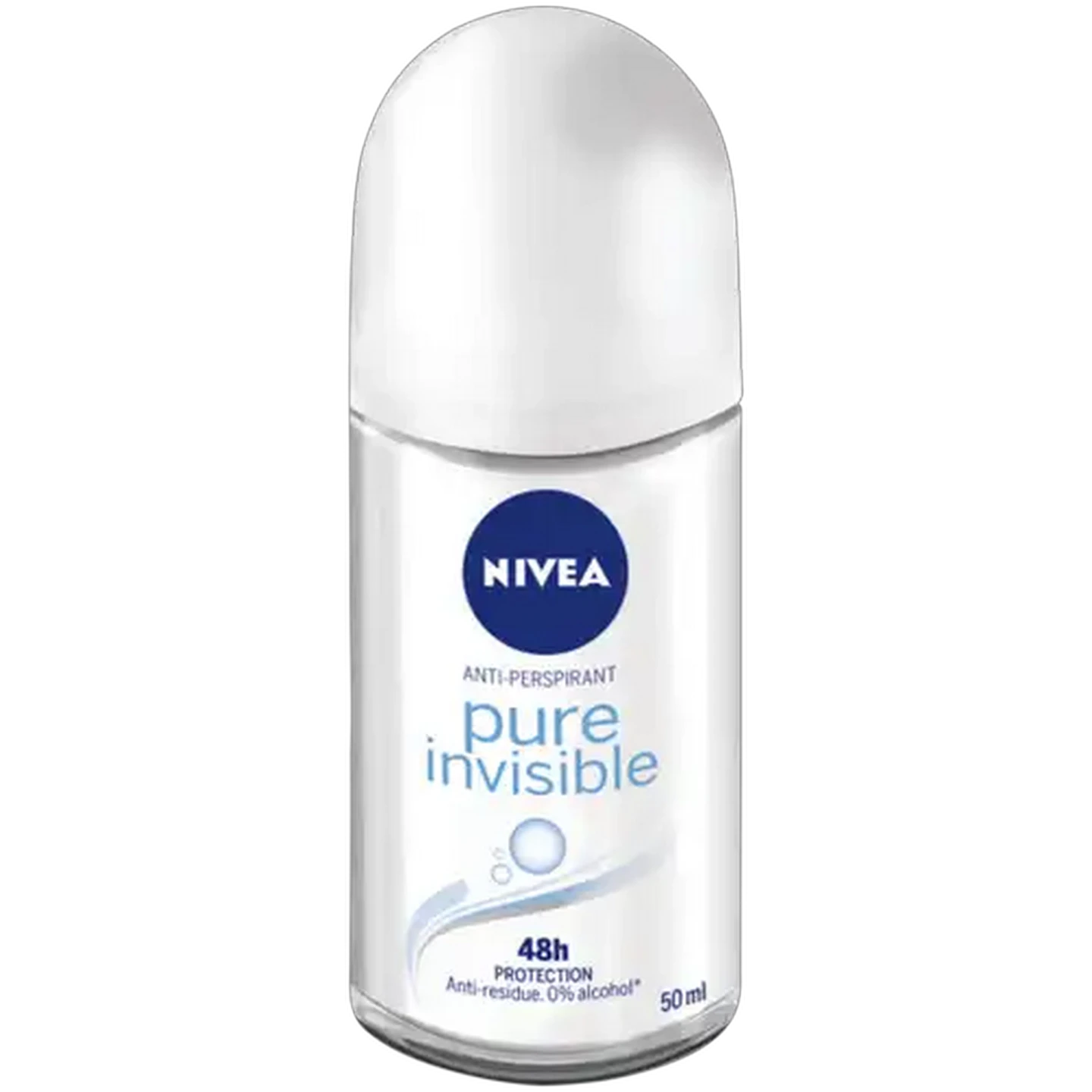 Image of NIVEA Pure Invisible Anti-Perspirant Roll-On 50ml