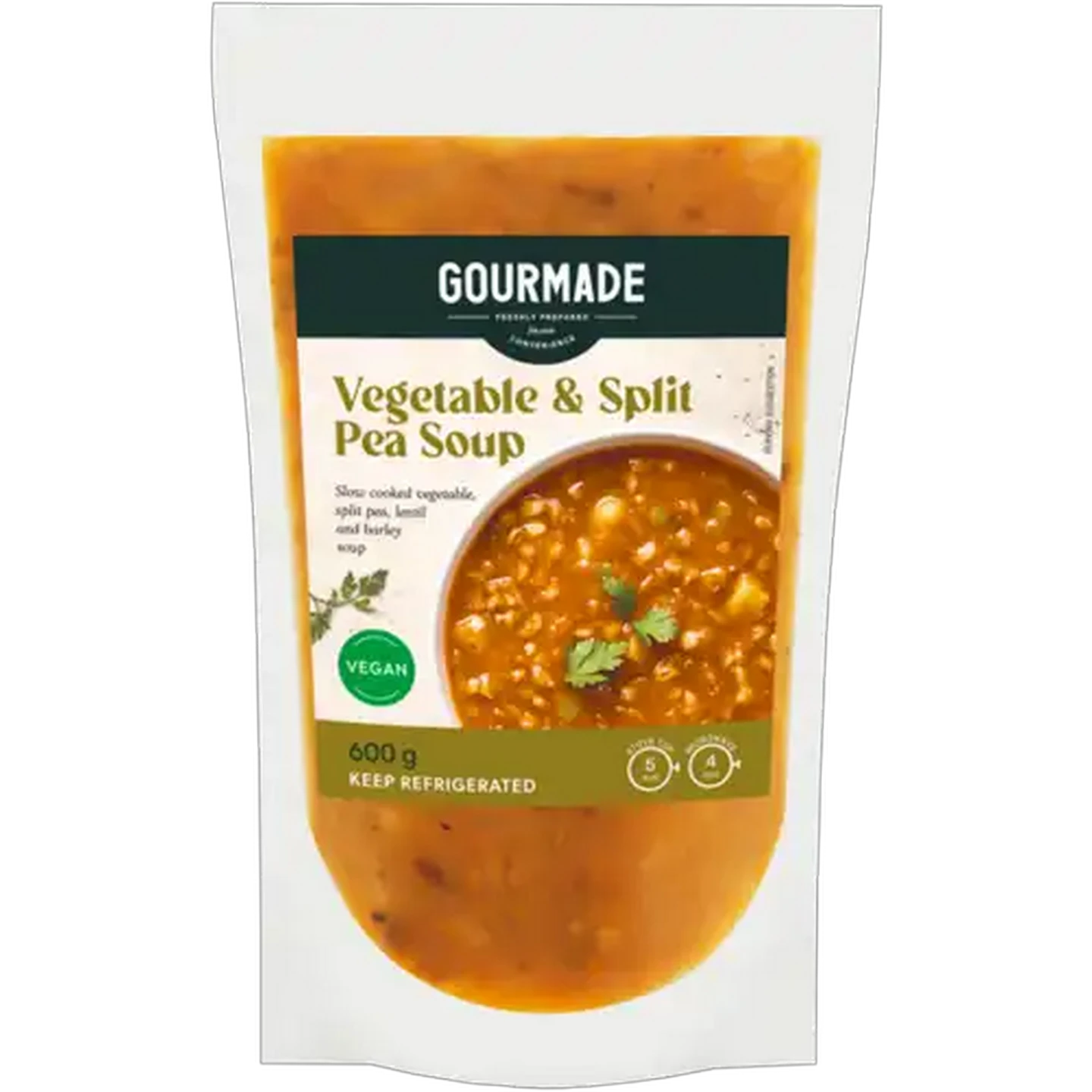 Image of Gourmade Vegetable & Split Pea Soup 600g