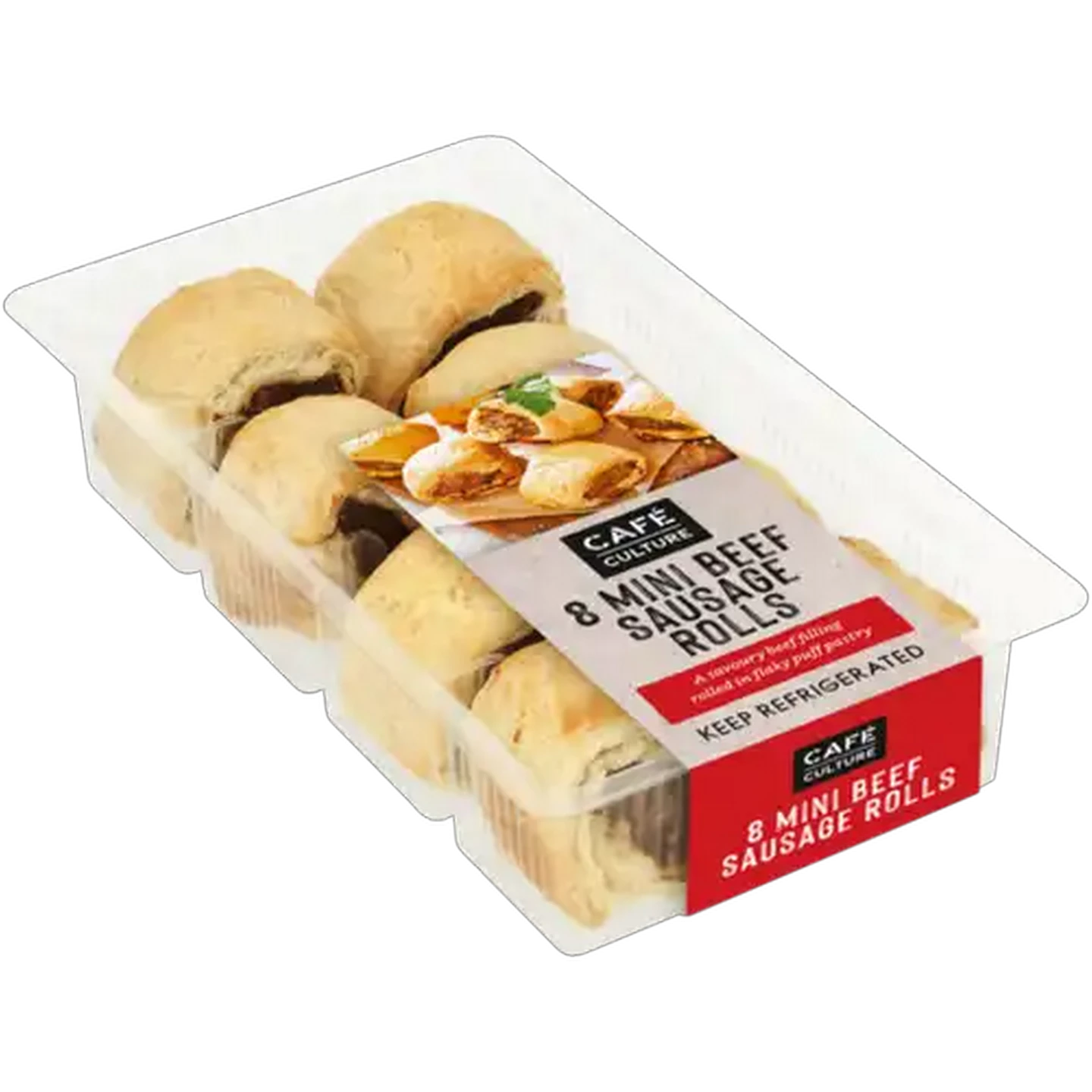 Image of Café Culture Mini Beef Sausage Rolls 8 Pack