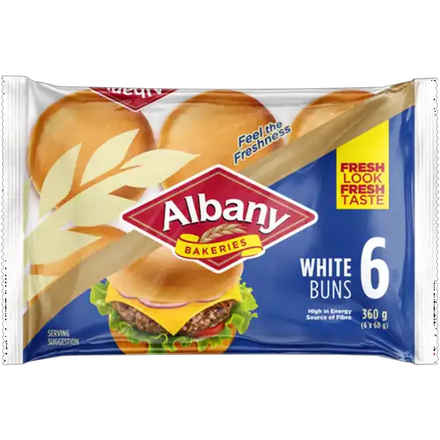 Image of Albany Superior White Buns 6 Pack